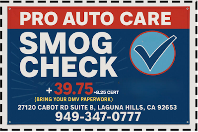 Smog Check Coupon Laguna Hills